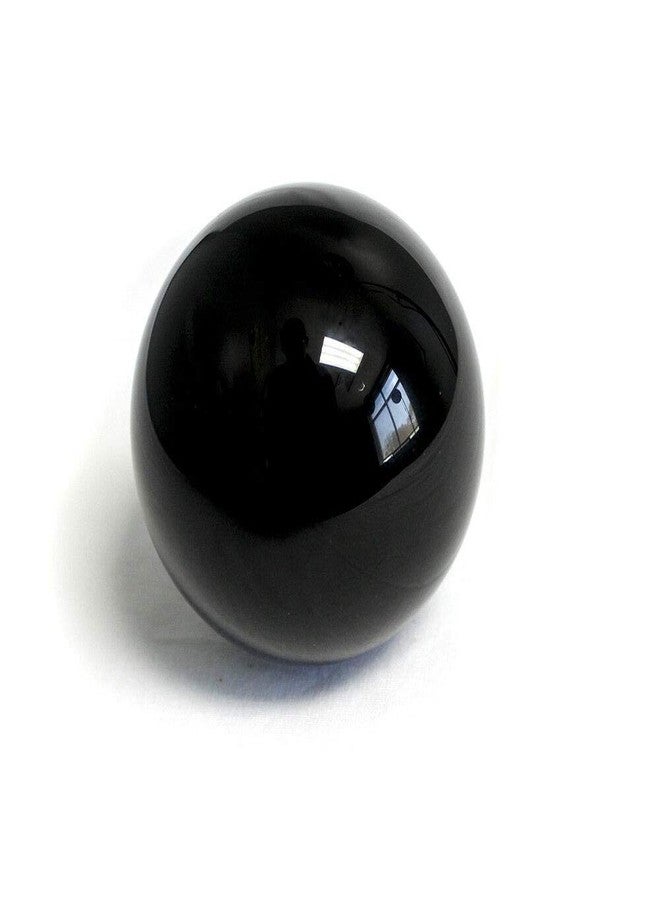 DSJUGGLING Solid Black Acrylic Contact Juggling Ball - 75mm - 3 inch - Image 1